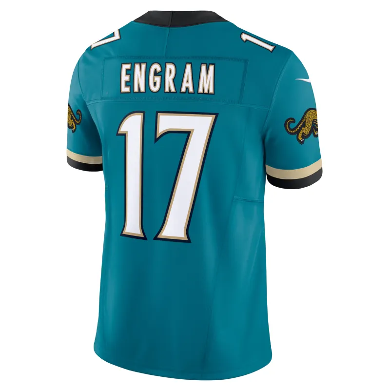 Men's Jacksonville Jaguars Evan Engram Teal Prowler Throwback Vapor F.U.S.E. Limited Jersey