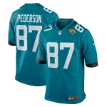 Men's Jacksonville Jaguars Josh Pederson  Teal Team Game Jersey
