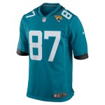 Men's Jacksonville Jaguars Josh Pederson  Teal Team Game Jersey