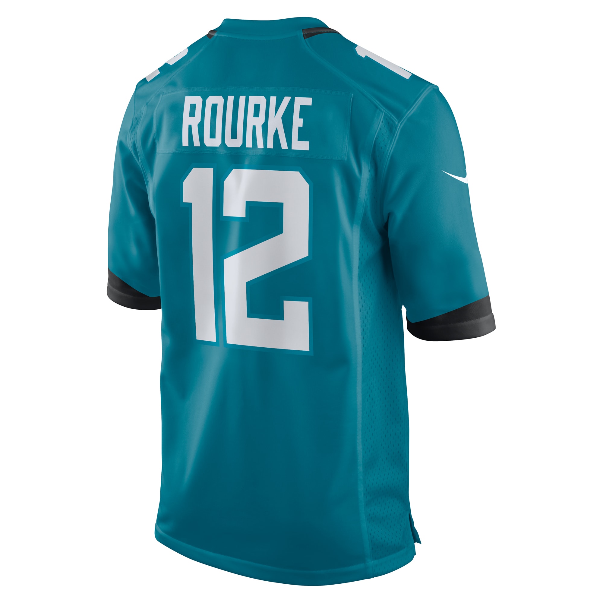 Men's Jacksonville Jaguars Nathan Rourke  Teal Team Game Jersey