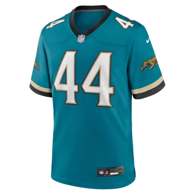 Men's Jacksonville Jaguars Travon Walker Teal Prowler Throwback Player Game Jersey 02