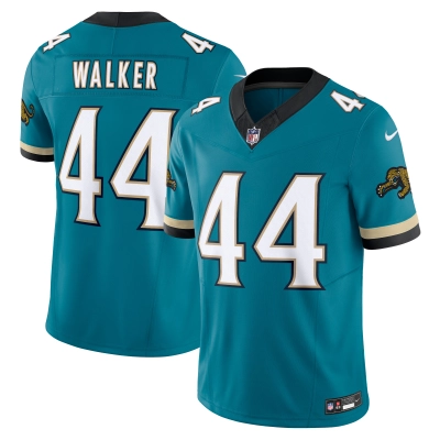 Men's Jacksonville Jaguars Travon Walker Teal Prowler Throwback Vapor F.U.S.E. Limited Jersey 01