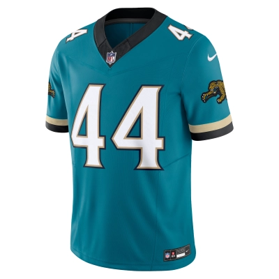 Men's Jacksonville Jaguars Travon Walker Teal Prowler Throwback Vapor F.U.S.E. Limited Jersey 02