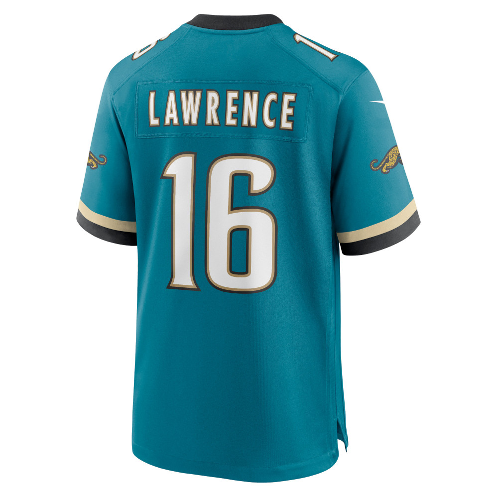 Men's Jacksonville Jaguars Trevor Lawrence Teal Prowler Throwback Player Game Jersey