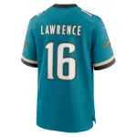 Men's Jacksonville Jaguars Trevor Lawrence Teal Prowler Throwback Player Game Jersey