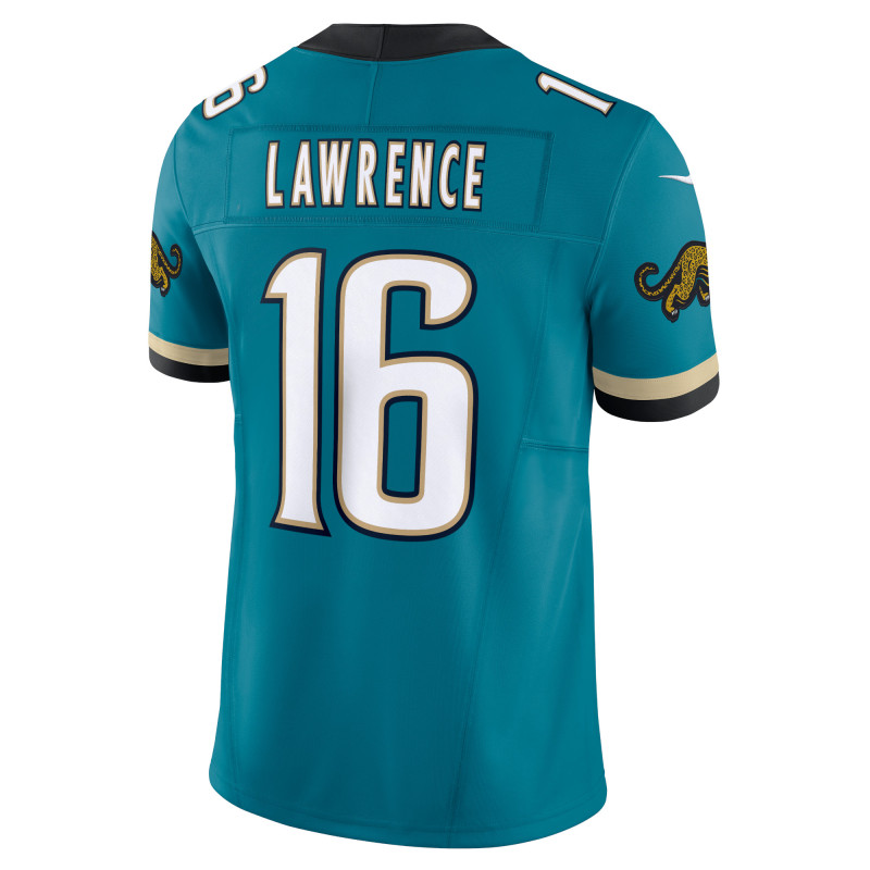 Men's Jacksonville Jaguars Trevor Lawrence Teal Prowler Throwback Vapor F.U.S.E. Limited Jersey