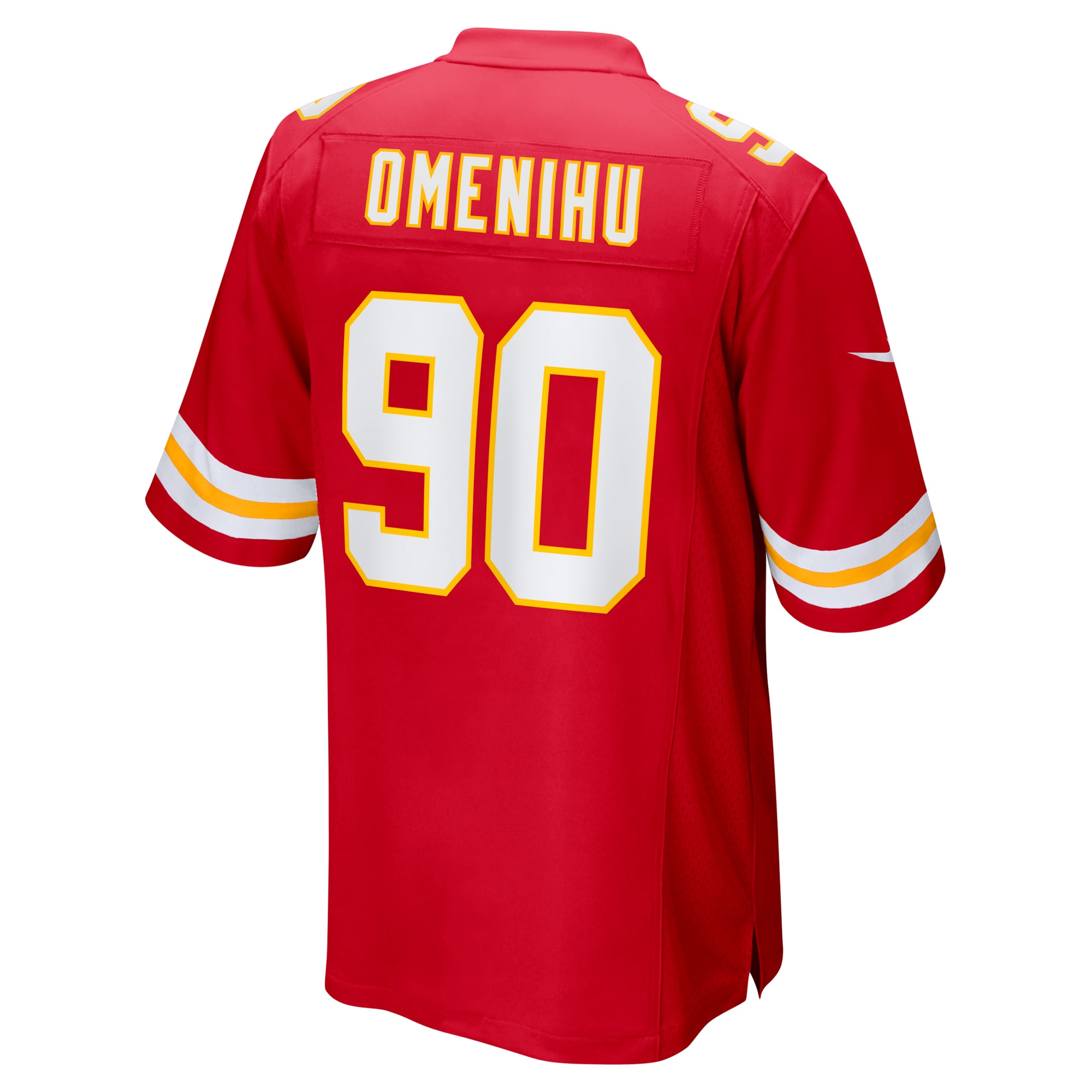 Men's Kansas City Chiefs Charles Omenihu Red Game Player Jersey
