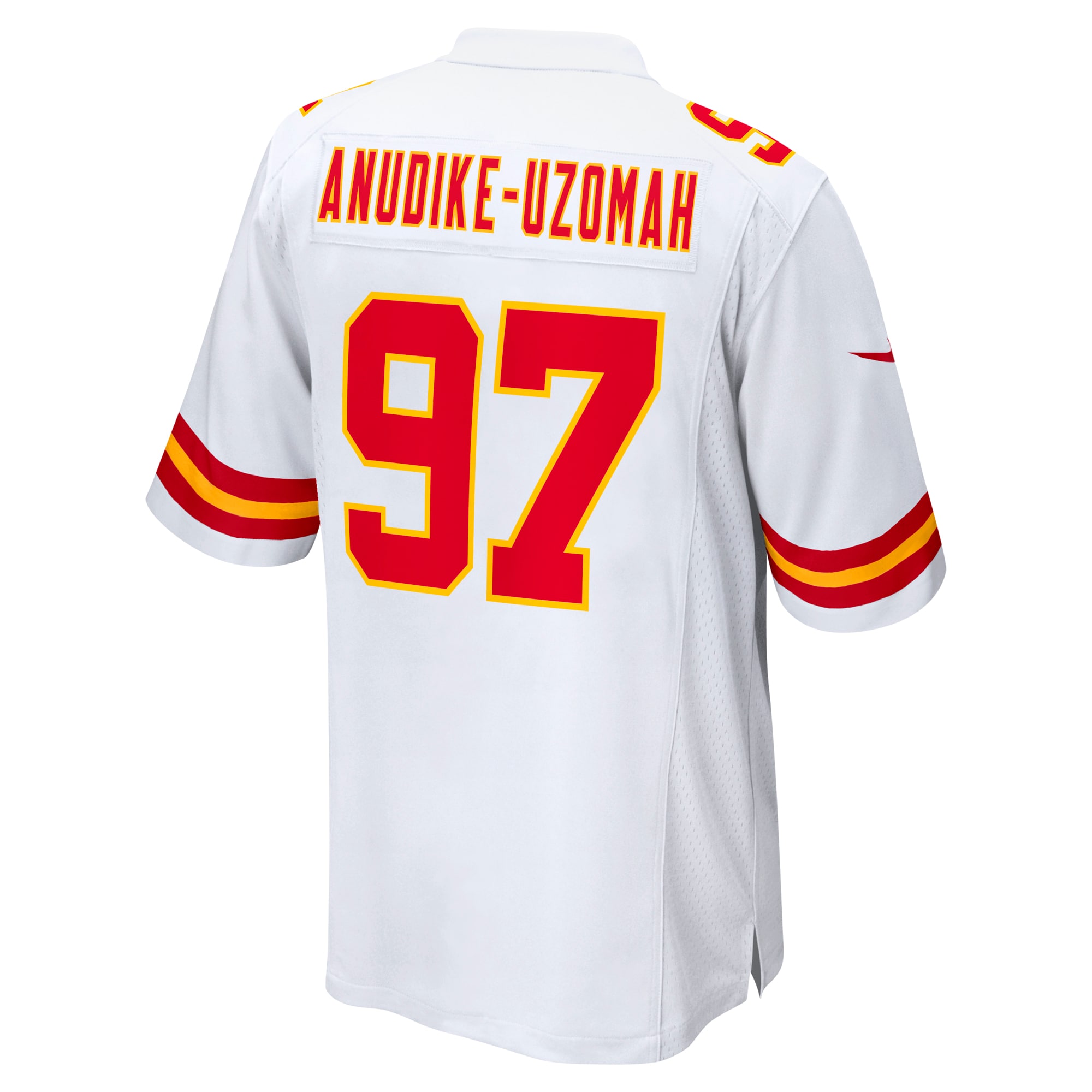 Men's Kansas City Chiefs Felix Anudike-Uzomah White Team Game Jersey