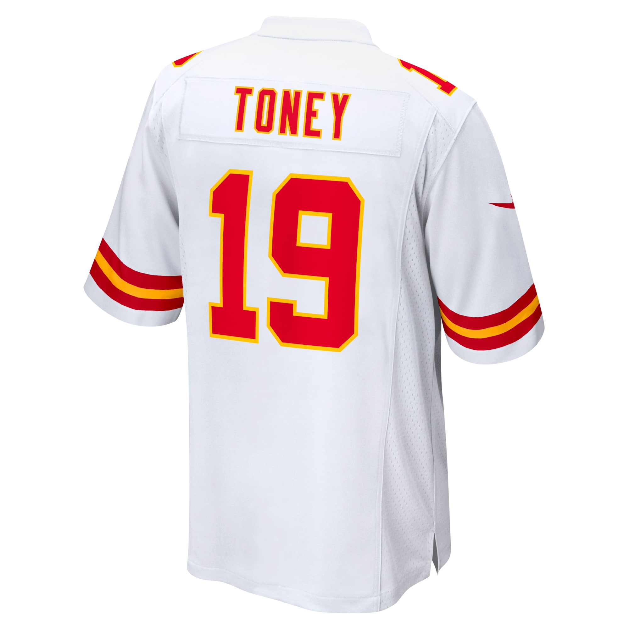 Men's Kansas City Chiefs Kadarius Toney White Game Jersey