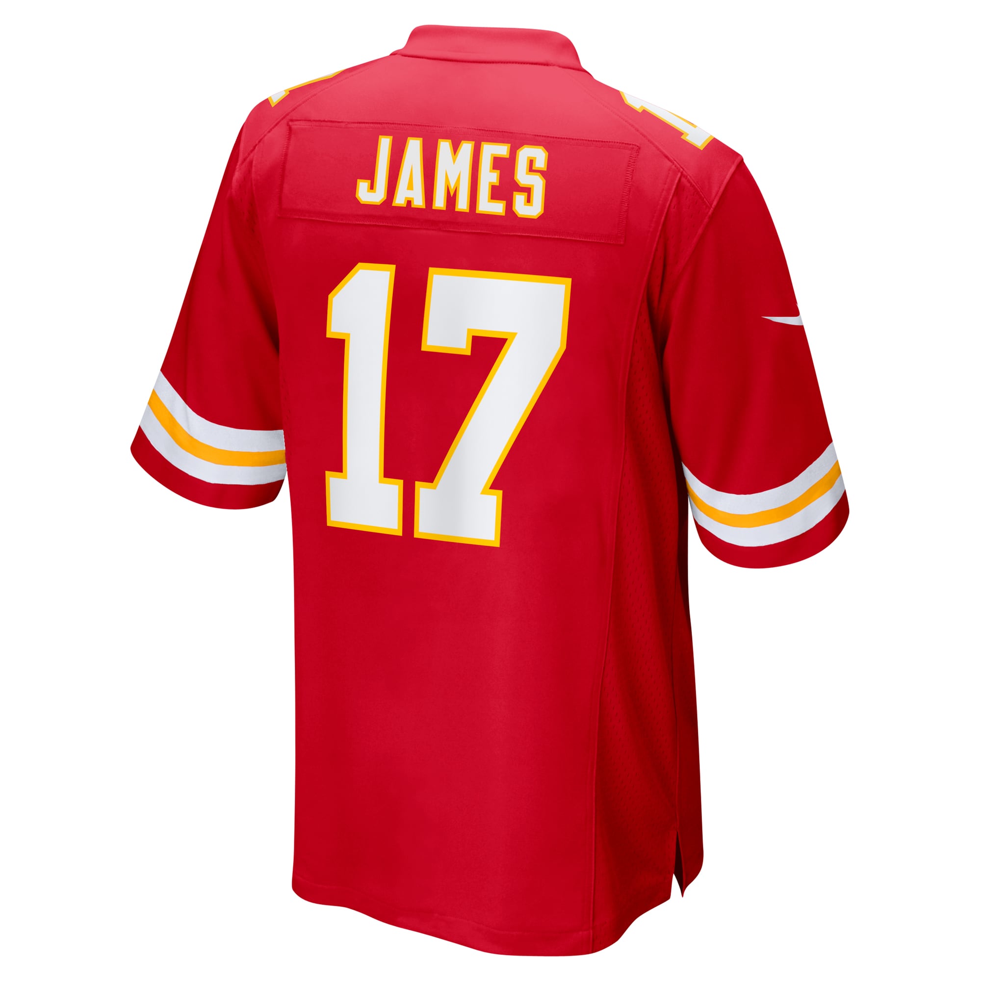 Men's Kansas City Chiefs Richie James Red Game Jersey