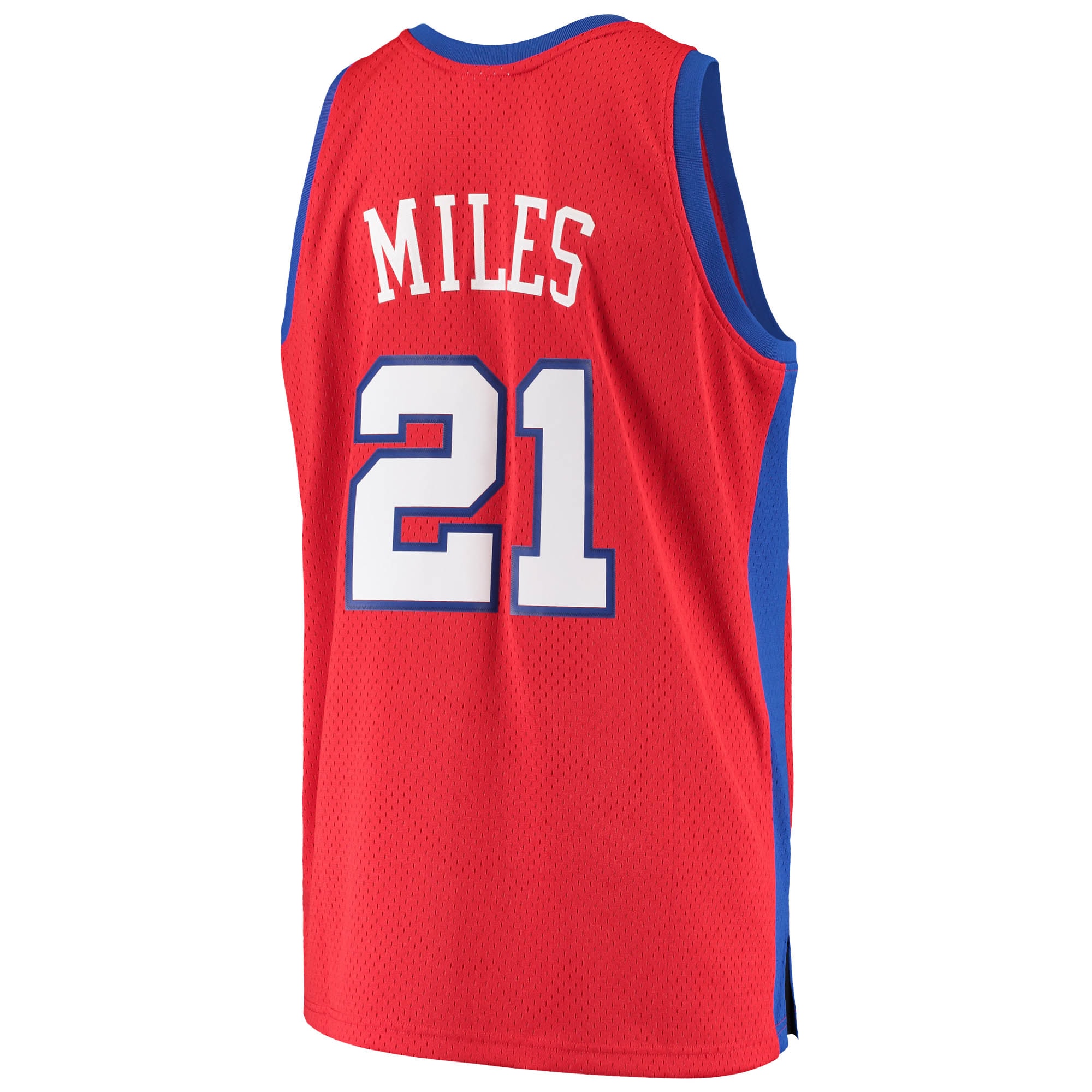 Men's LA Clippers Darius Miles Red Hardwood Classics Swingman Jersey