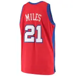 Men's LA Clippers Darius Miles Red Hardwood Classics Swingman Jersey