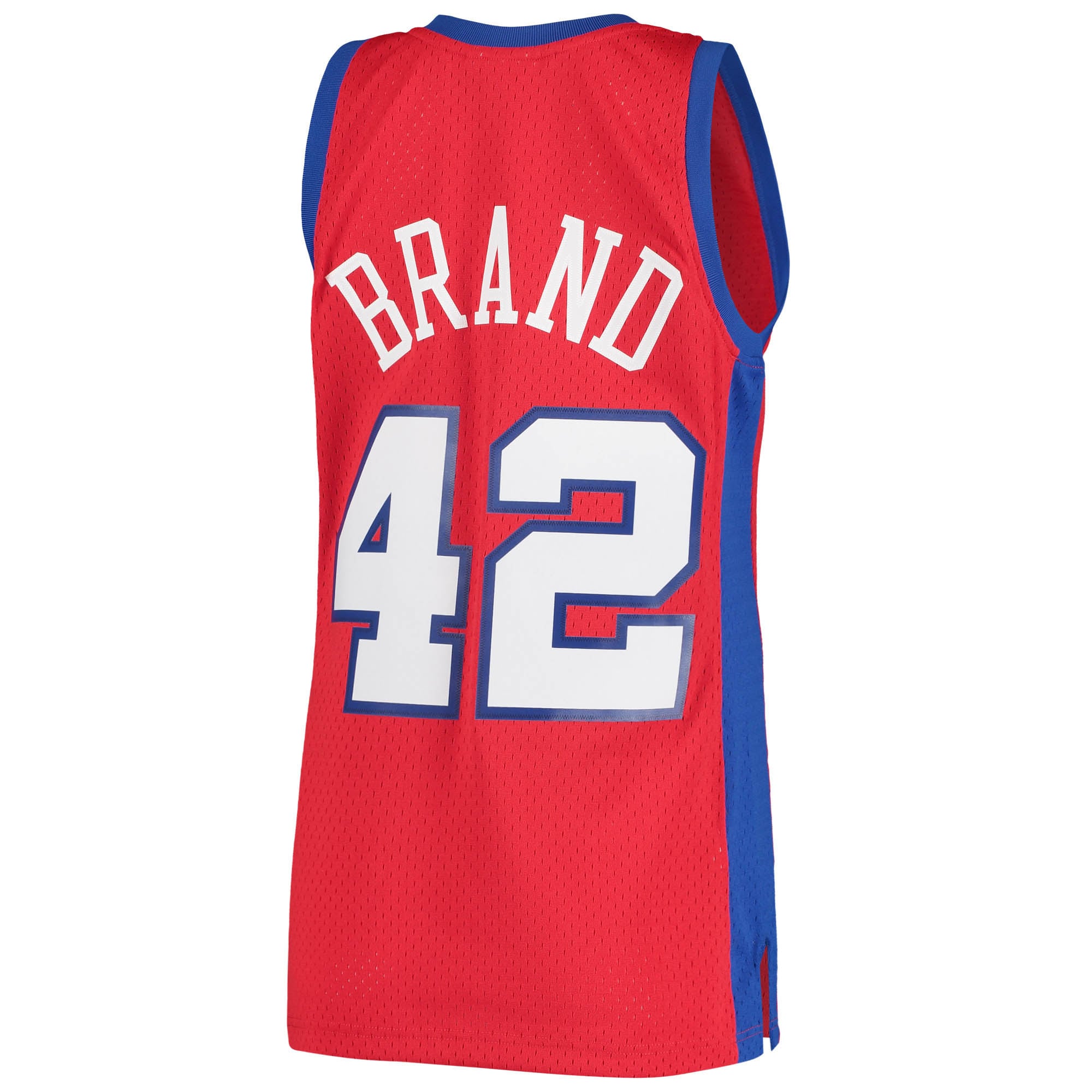 Men's LA Clippers Elton Brand Red Hardwood Classics Swingman Jersey