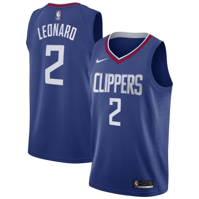 Men's LA Clippers Kawhi Leonard Blue 2019/20 Swingman Jersey - Icon Edition 01