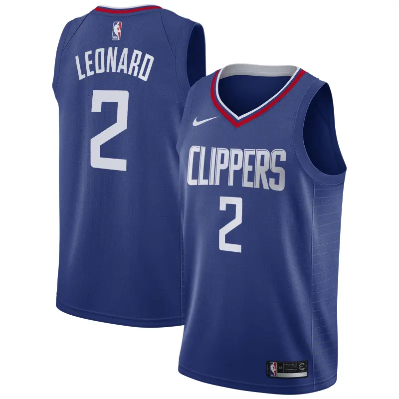 Men's LA Clippers Kawhi Leonard Blue 2019/20 Swingman Jersey - Icon Edition