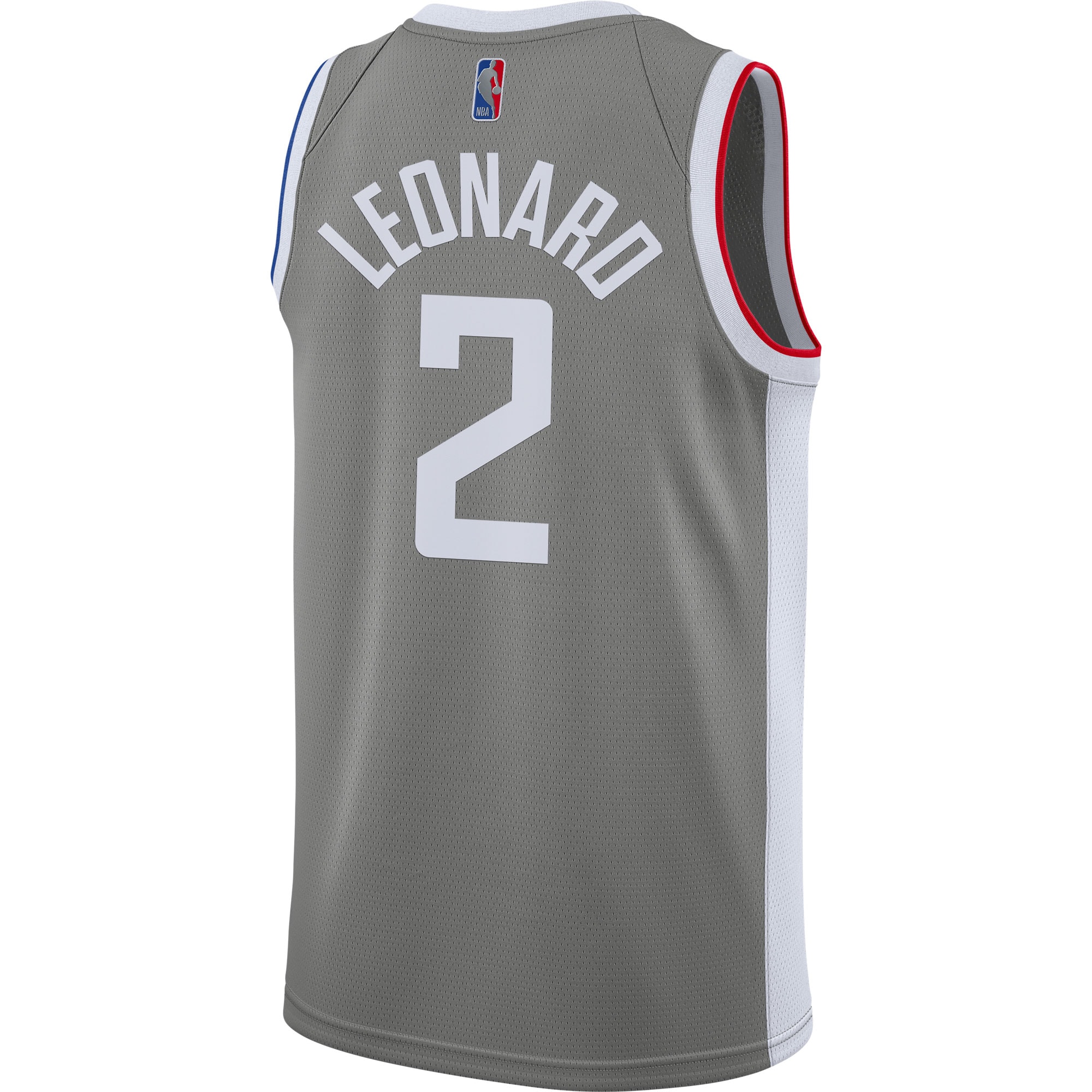 Men's LA Clippers Kawhi Leonard Gray 2020/21 Swingman Jersey - Earned Edition
