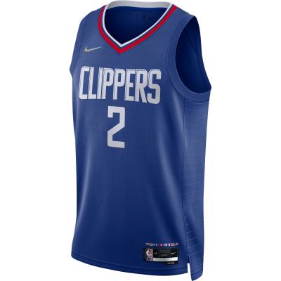 Men's LA Clippers Kawhi Leonard Royal 2021/22 Diamond Swingman Jersey - Icon Edition 02