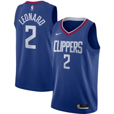 Men's LA Clippers Kawhi Leonard Royal Swingman Jersey - Icon Edition 01