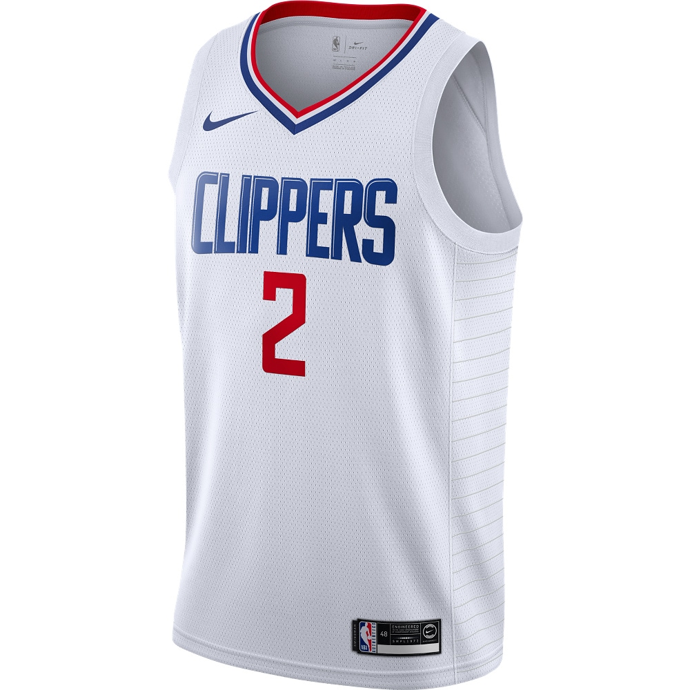 Men's LA Clippers Kawhi Leonard White 2019/2020 Swingman Jersey - Association Edition