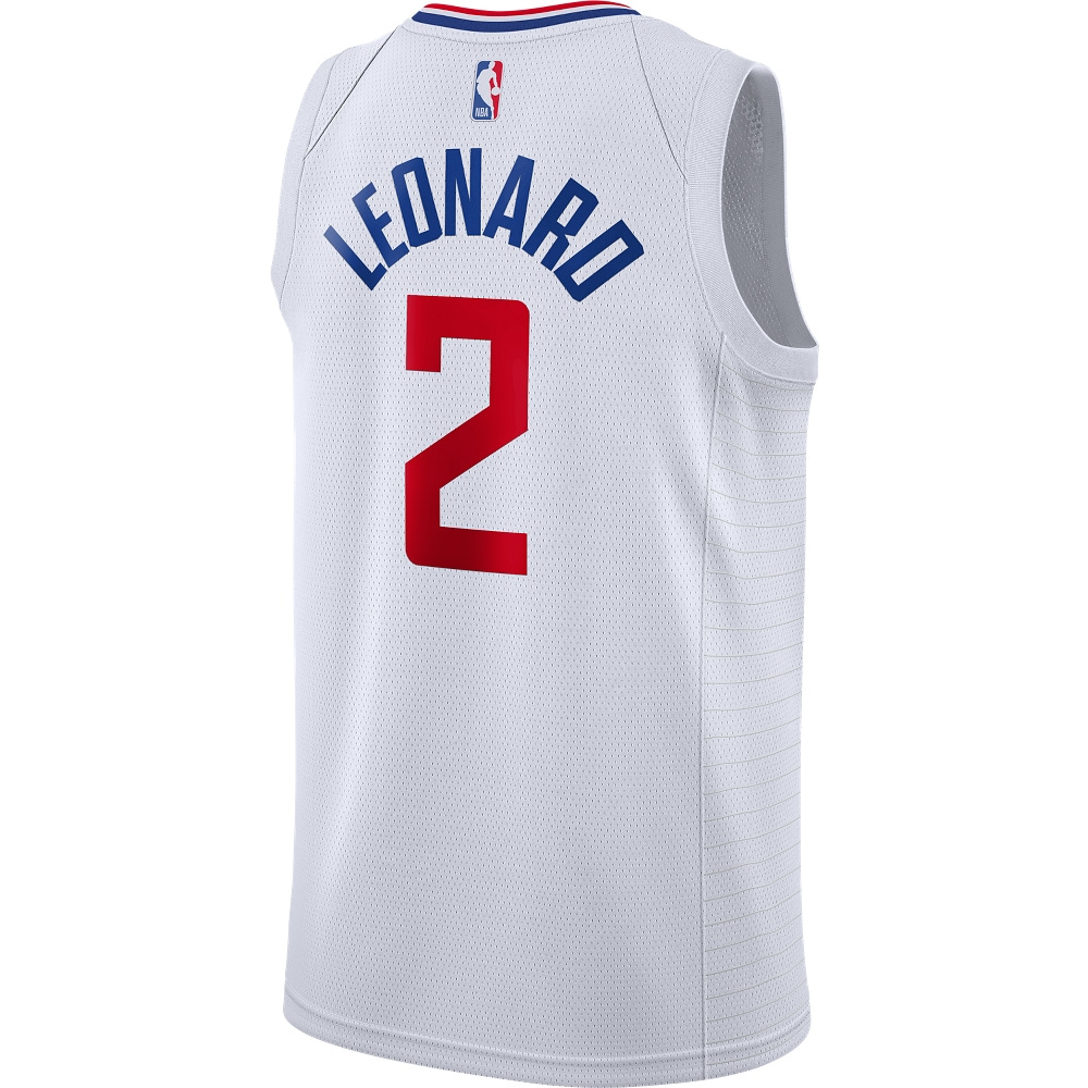 Men's LA Clippers Kawhi Leonard White 2019/2020 Swingman Jersey - Association Edition