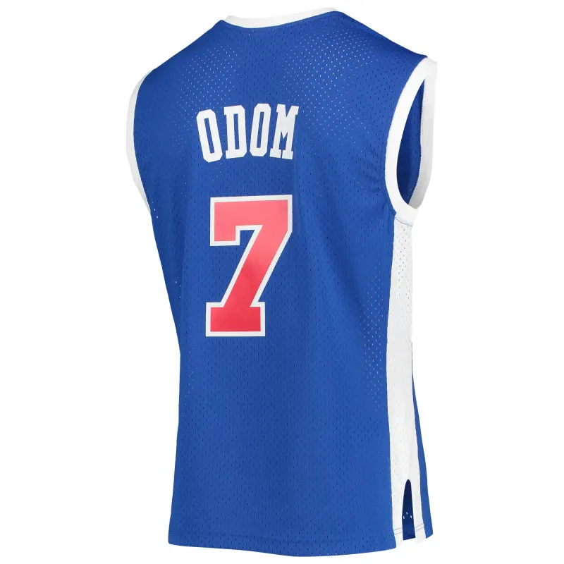 Men's LA Clippers Lamar Odom Royal 2001/02 Hardwood Classics Swingman Jersey