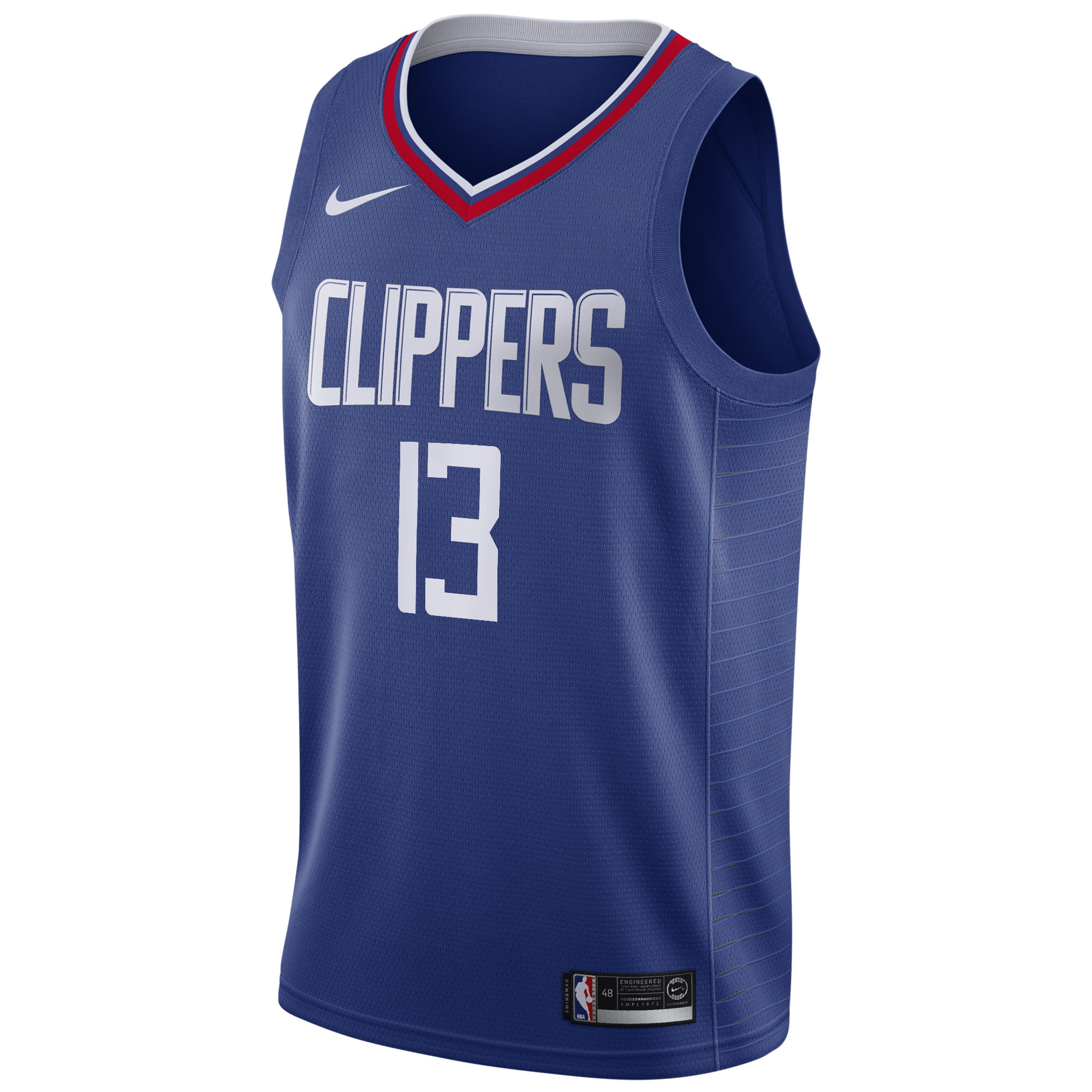 Men's LA Clippers Paul George Blue 2019/20 Swingman Jersey - Icon Edition