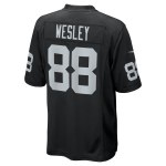 Men's Las Vegas Raiders Antoine Wesley Black Team Game Jersey