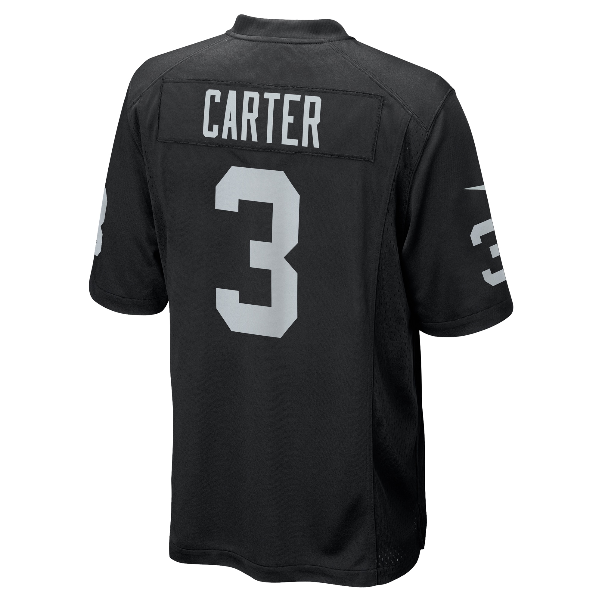 Men's Las Vegas Raiders DeAndre Carter Black Game Player Jersey