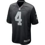 Men's Las Vegas Raiders Derek Carr Black Game Player Jersey
