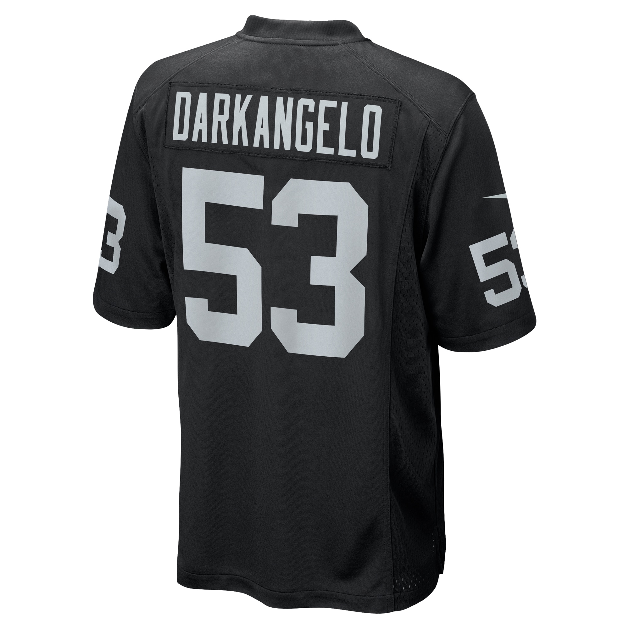 Men's Las Vegas Raiders Isaac Darkangelo Black Team Game Jersey