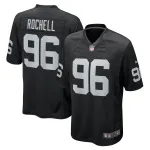Men's Las Vegas Raiders Isaac Rochell Black Team Game Jersey