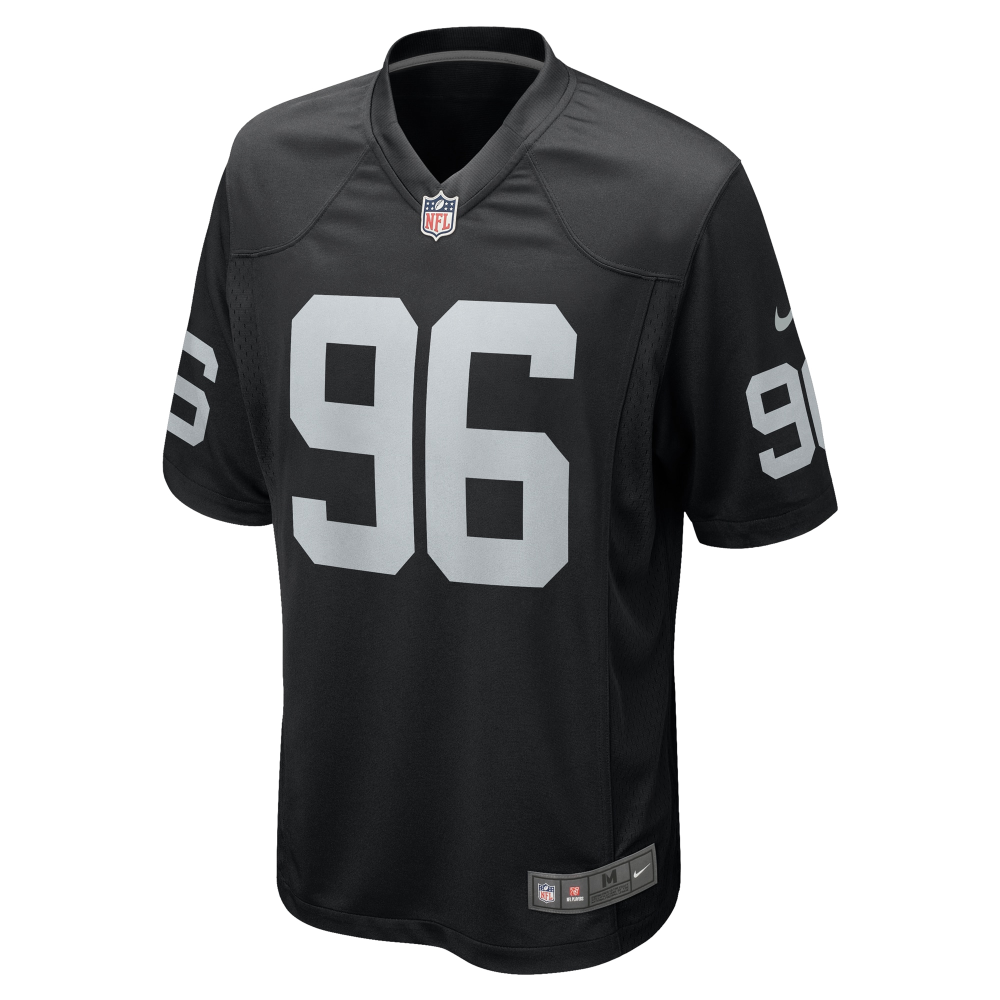 Men's Las Vegas Raiders Isaac Rochell Black Team Game Jersey