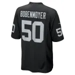 Men's Las Vegas Raiders Jacob Bobenmoyer Black Game Player Jersey