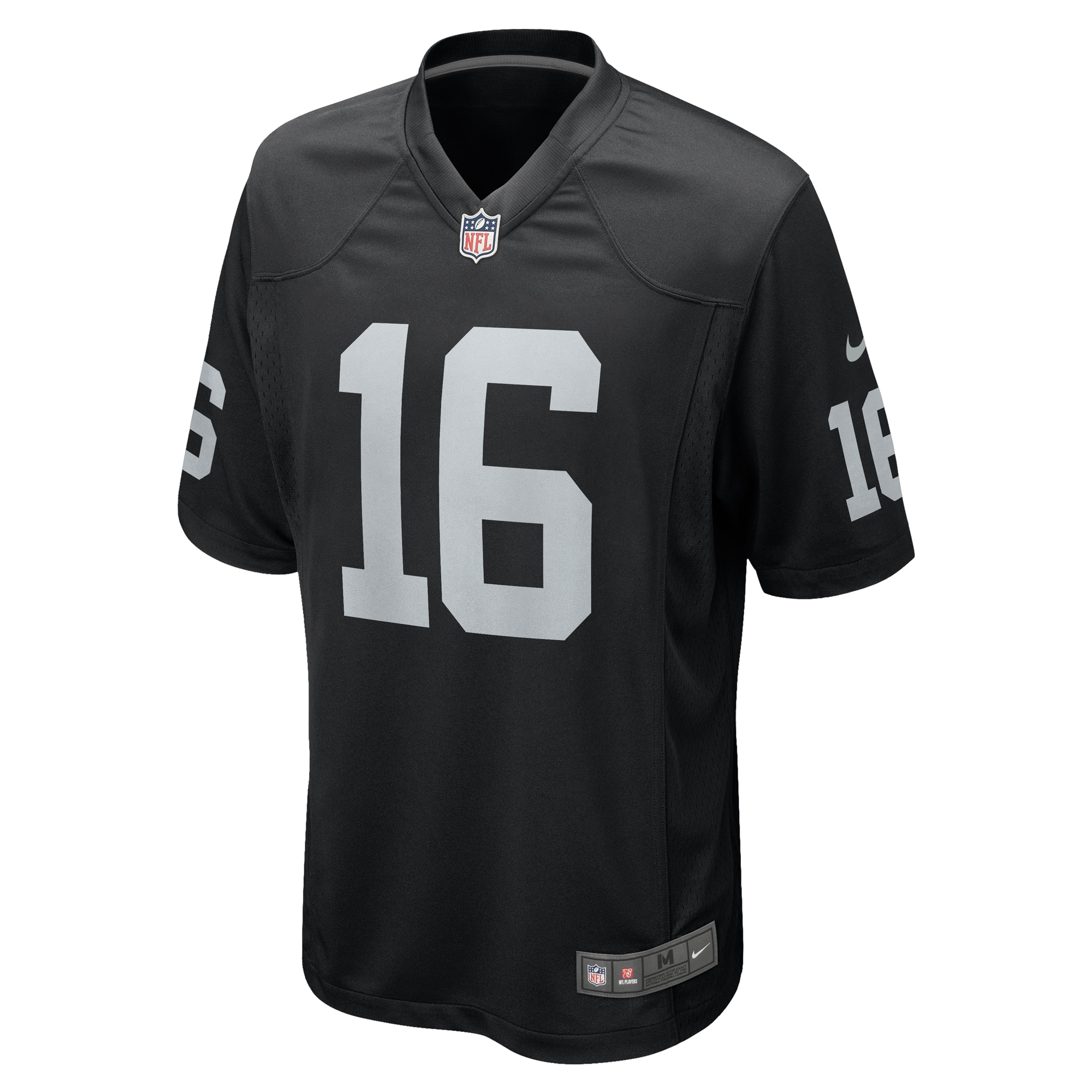 Men's Las Vegas Raiders Jakobi Meyers Black Game Player Jersey