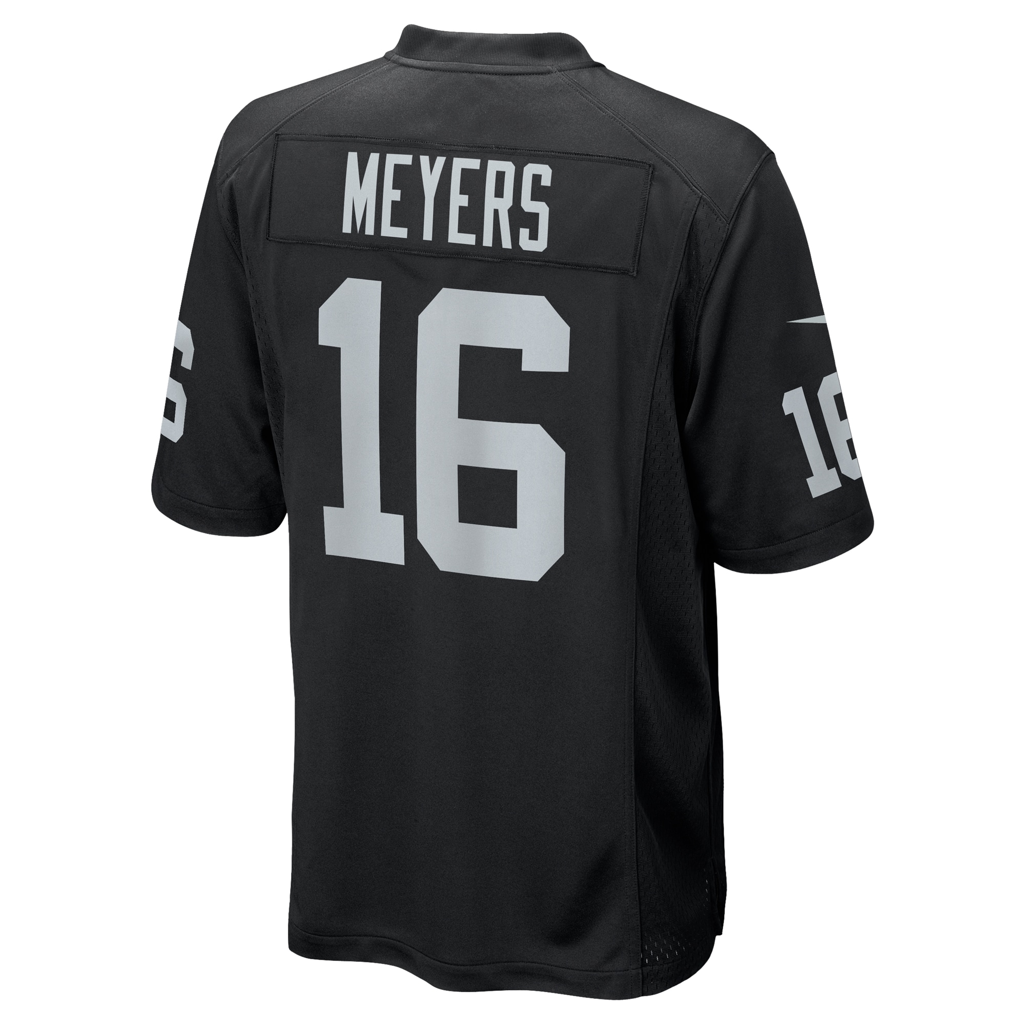 Men's Las Vegas Raiders Jakobi Meyers Black Game Player Jersey