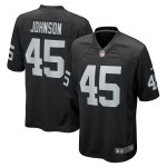 Men's Las Vegas Raiders Jaquan Johnson Black Game Player Jersey