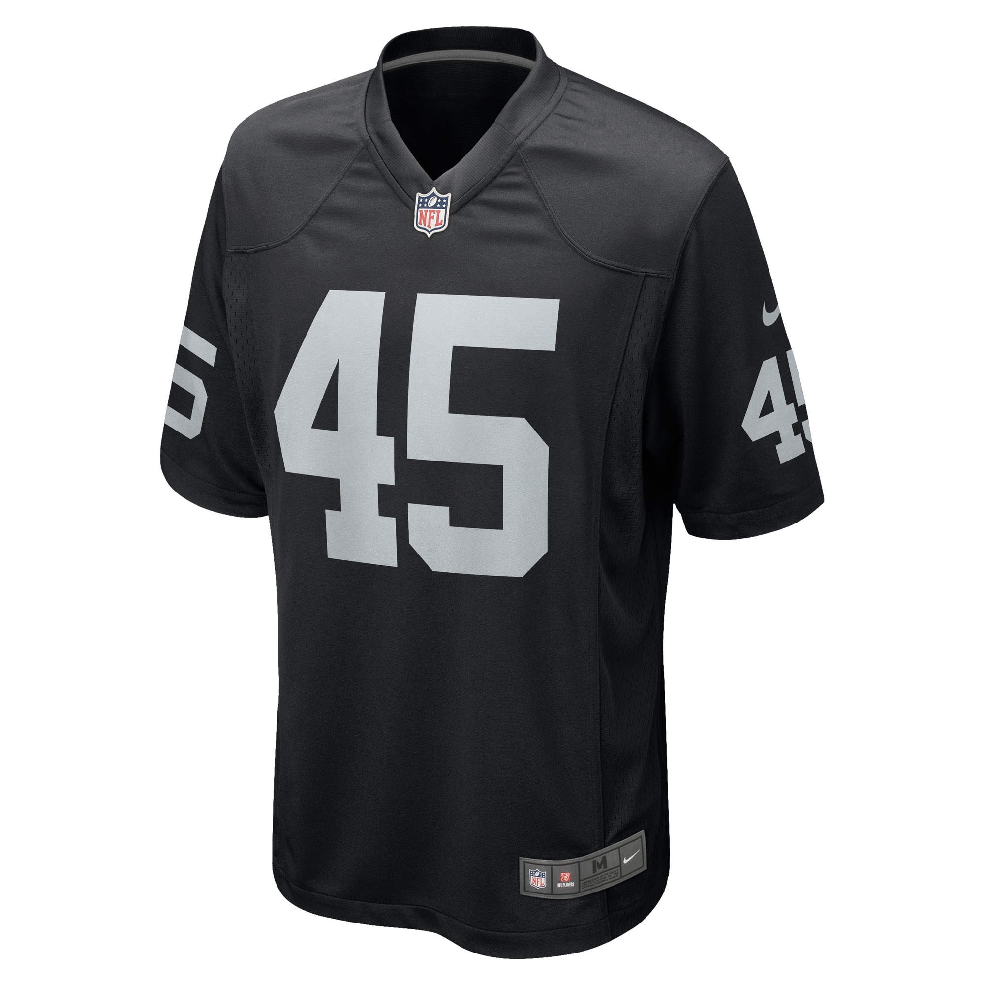 Men's Las Vegas Raiders Jaquan Johnson Black Game Player Jersey