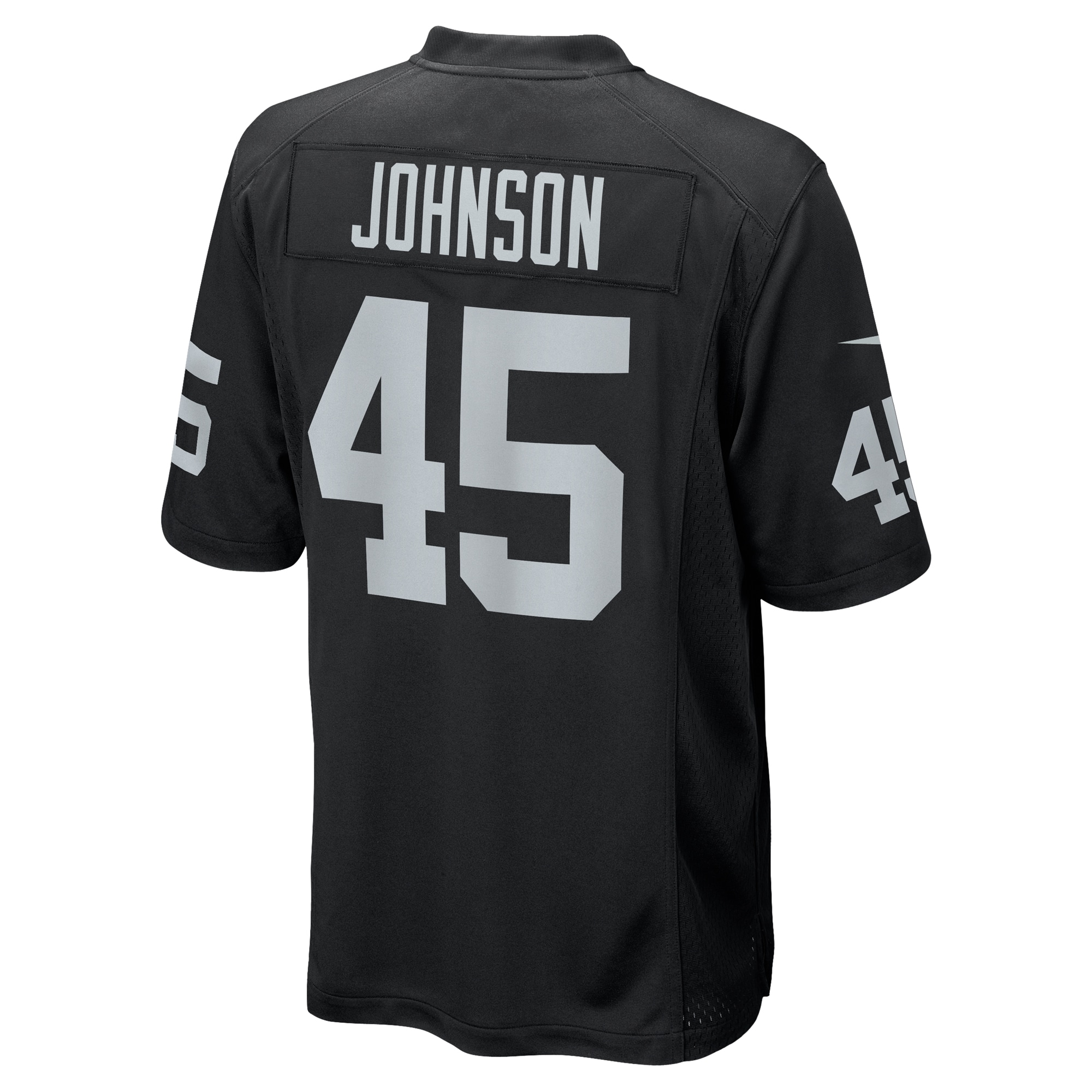 Men's Las Vegas Raiders Jaquan Johnson Black Game Player Jersey