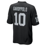 Men's Las Vegas Raiders Jimmy Garoppolo Black Game Player Jersey