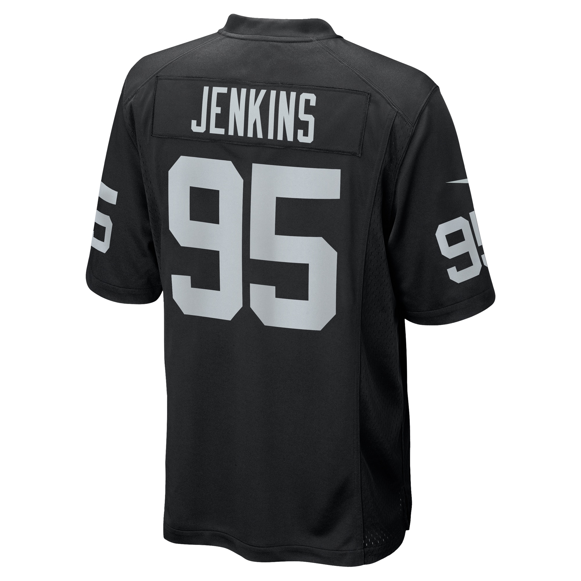Men's Las Vegas Raiders John Jenkins Black Game Jersey
