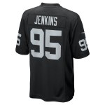 Men's Las Vegas Raiders John Jenkins Black Game Jersey