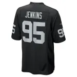 Men's Las Vegas Raiders John Jenkins Black Game Jersey