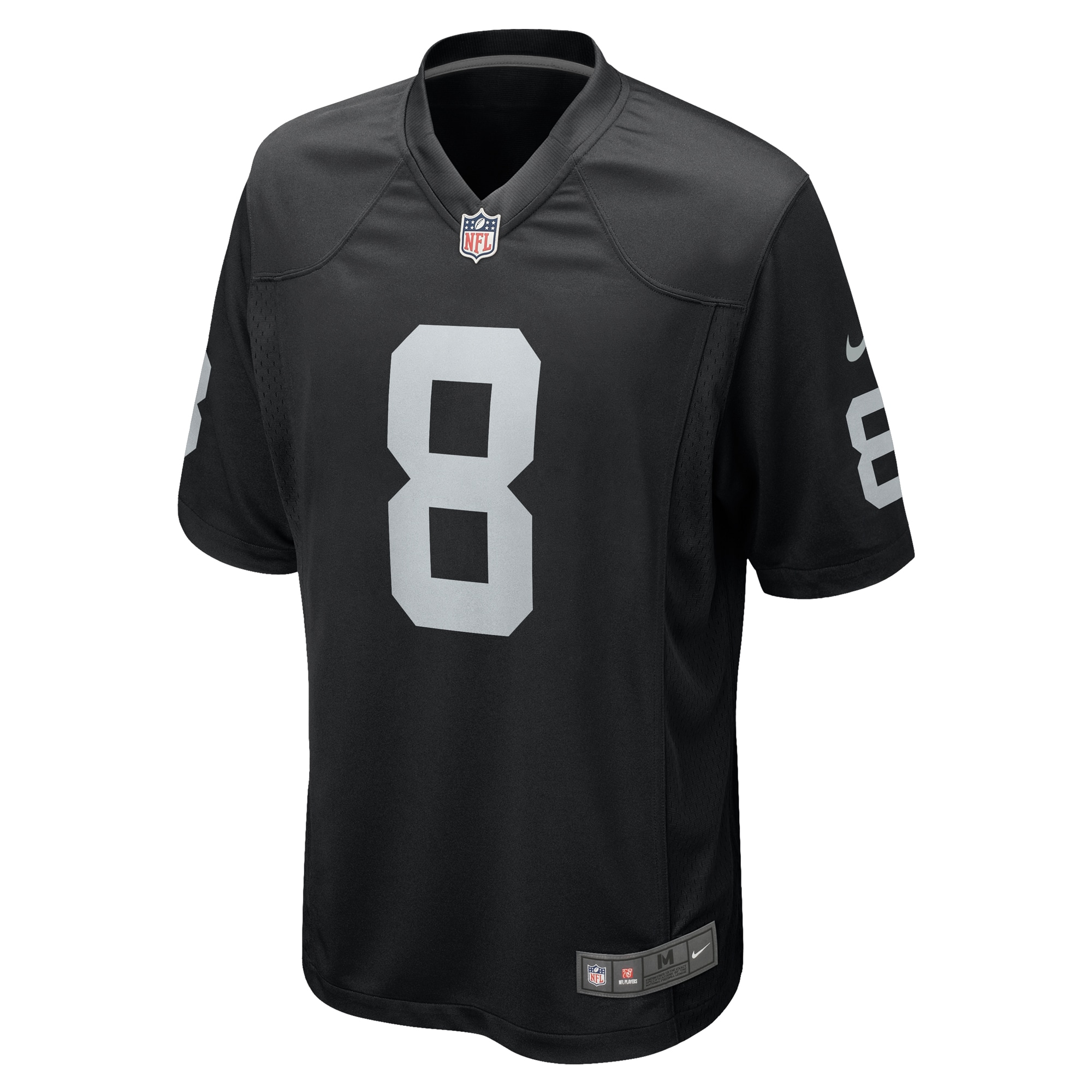 Men's Las Vegas Raiders Josh Jacobs Black Game Player Jersey