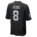 Men's Las Vegas Raiders Josh Jacobs Black Game Player Jersey