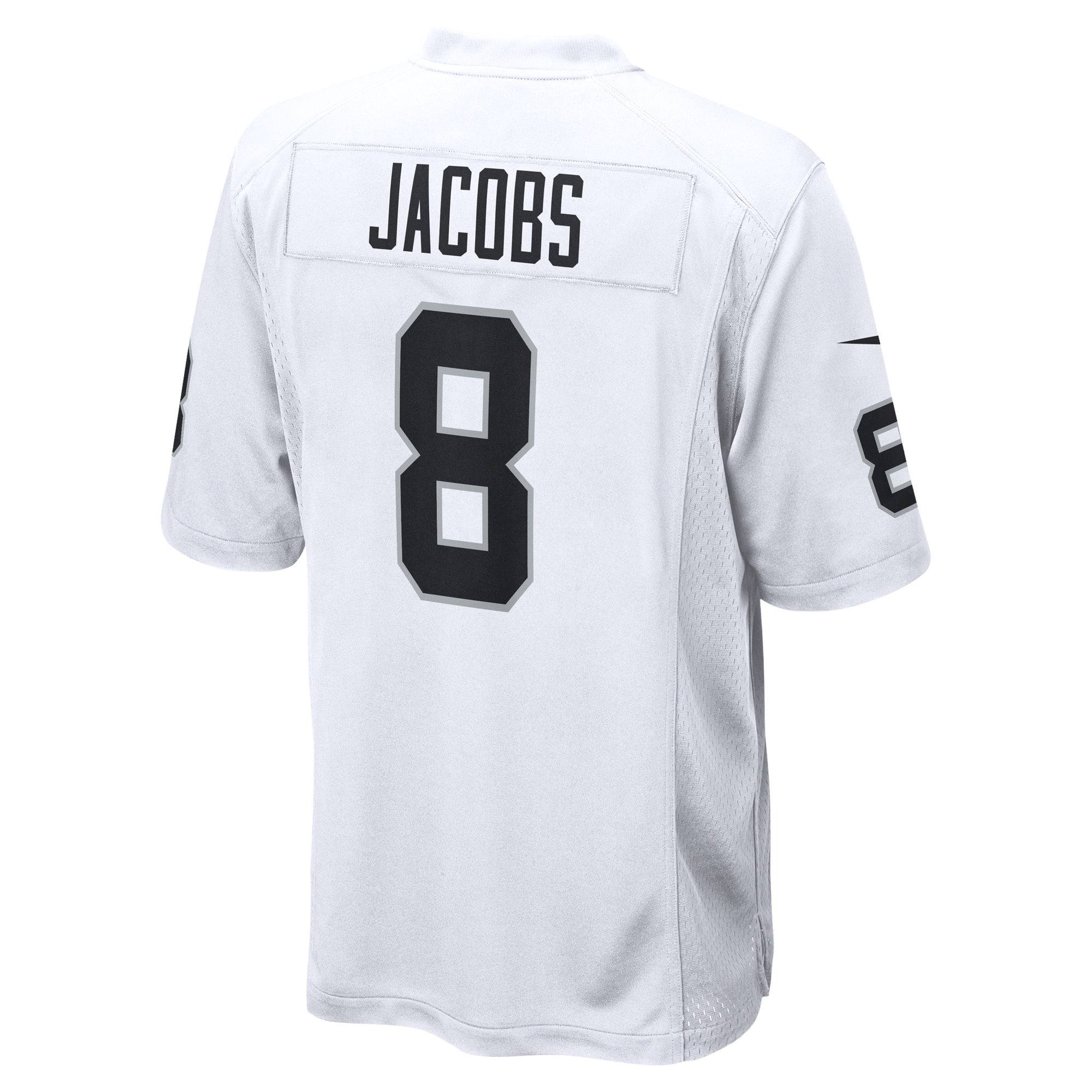 Men's Las Vegas Raiders Josh Jacobs White Game Player Jersey