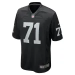 Men's Las Vegas Raiders Justin Herron Black Team Game Jersey
