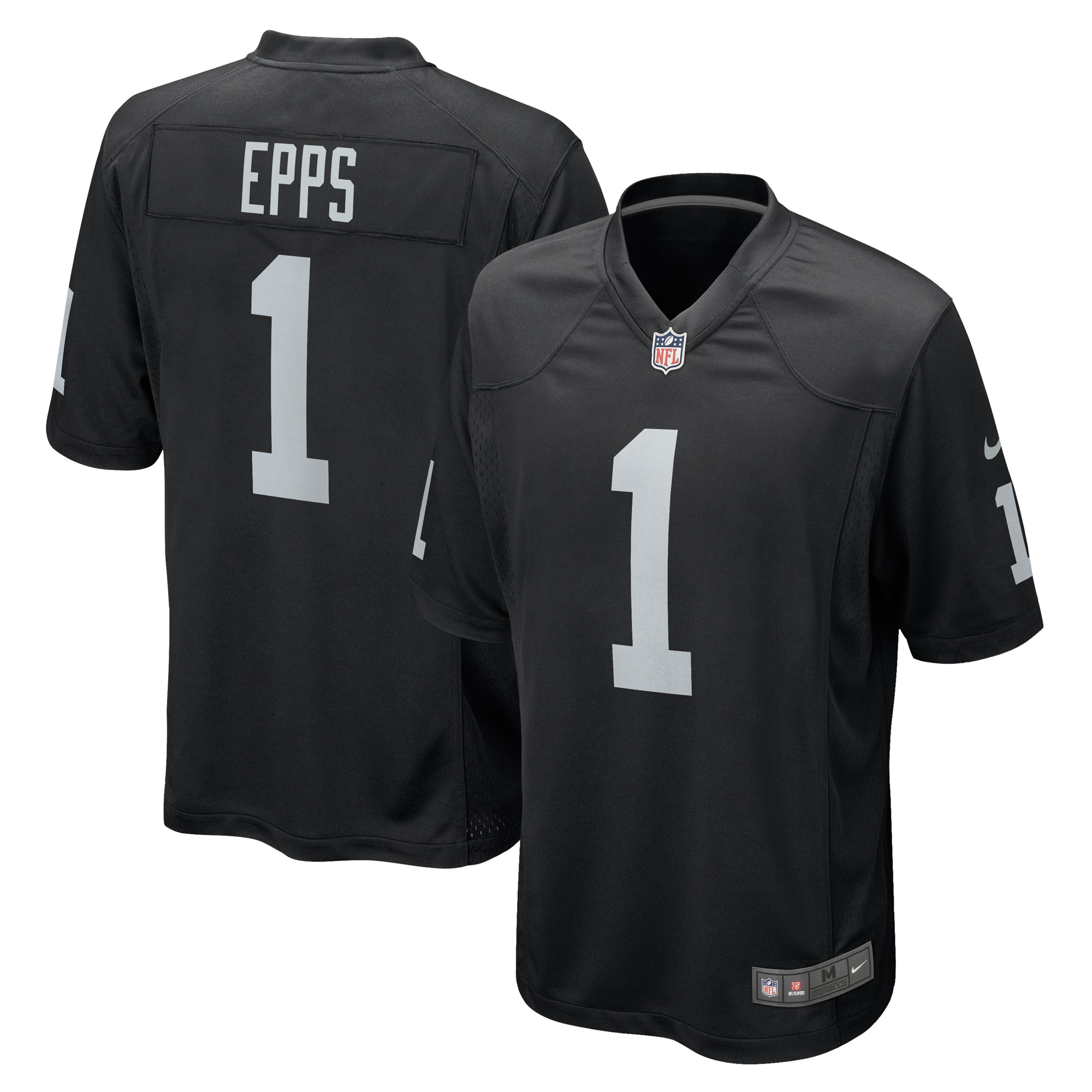 Men's Las Vegas Raiders Marcus Epps Black Game Player Jersey