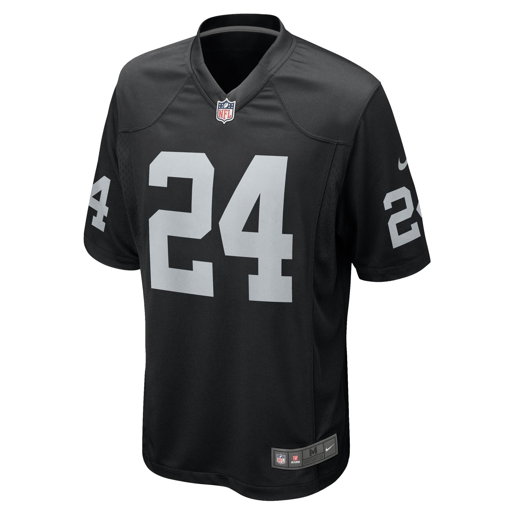 Men's Las Vegas Raiders Marcus Peters Black Team Game Jersey