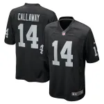 Men's Las Vegas Raiders Marquez Callaway Black Team Game Jersey