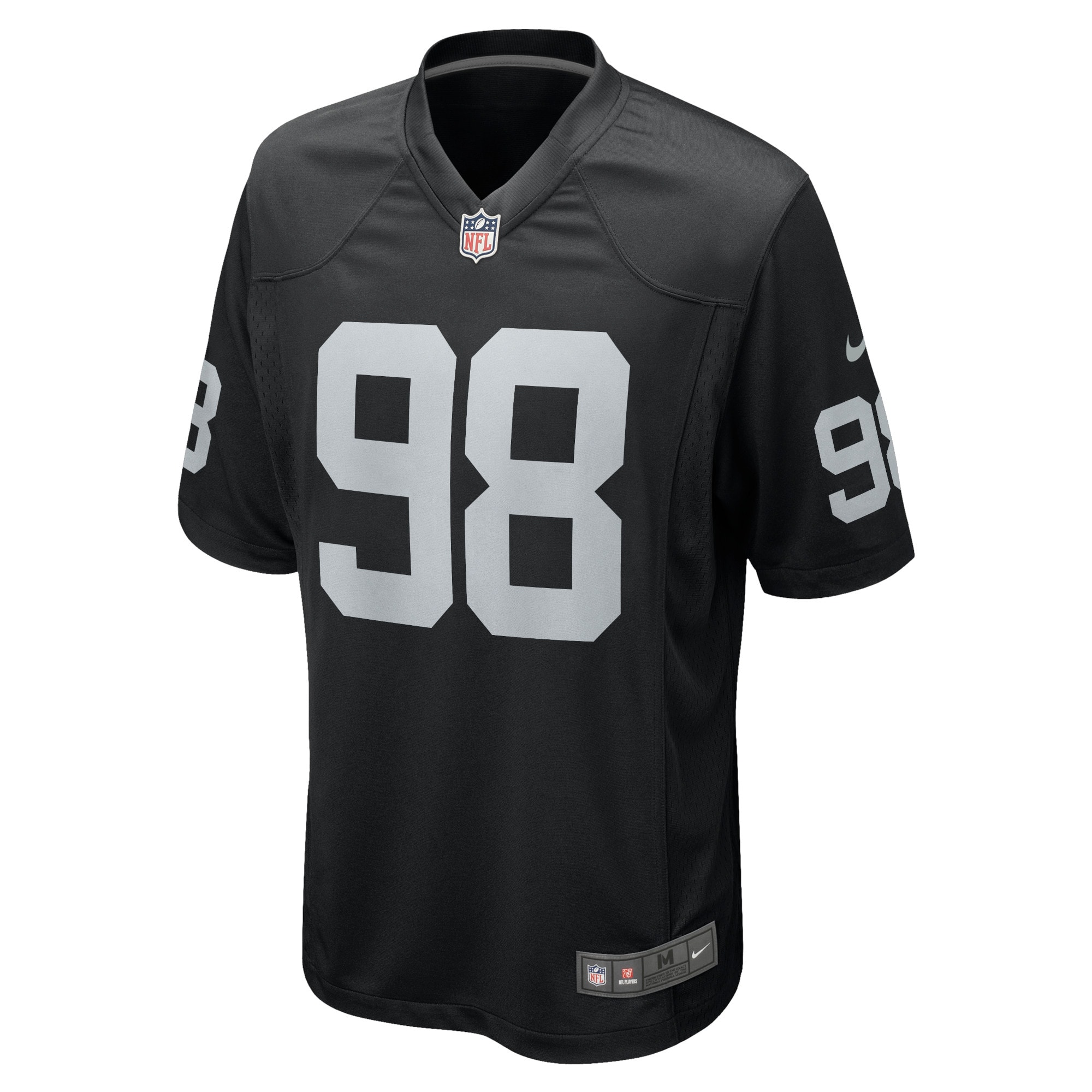 Men's Las Vegas Raiders Maxx Crosby Black Game Jersey